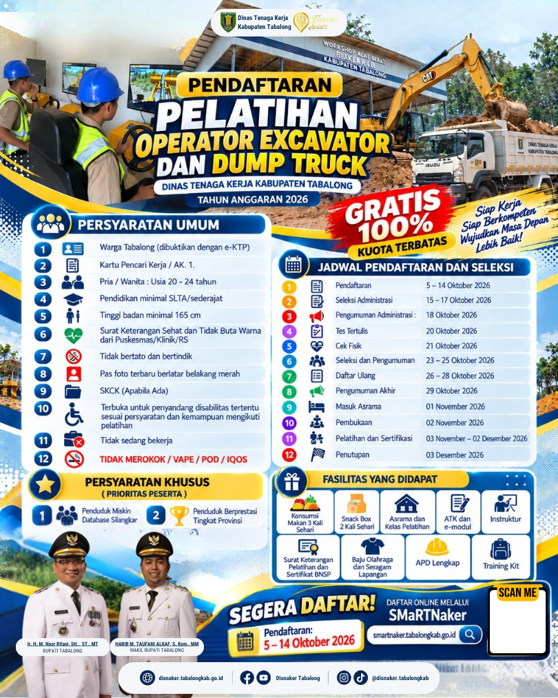 PELATIHAN DAN SERTIFIKASI DUMP TRUCK TAHUN 2026